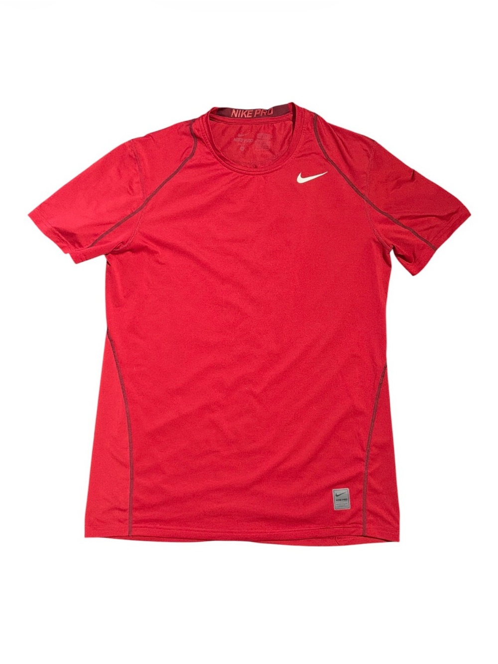 Nike Pro Combat Dri-FIT Men’s Medium Red Training Shirt